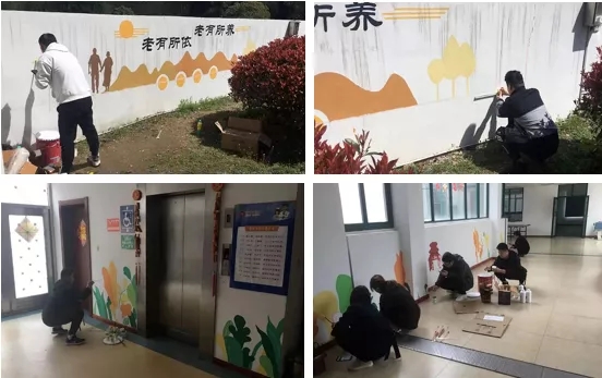 南京藝之行畫室&江寧區(qū)湯山街道開展“情系雷鋒月，愛繪敬老院”學(xué)雷鋒活動！圖二